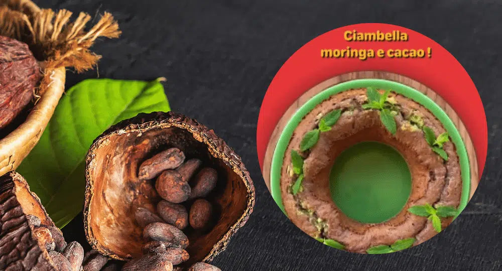 Ricetta Ciambella moringa e cacao