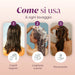 How to use the hair conditioner: wet hair, massage, rinse