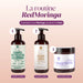 RedMoringa hair routine: Moringa shampoo, conditioner and hair mask