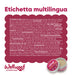 Etichetta multilingua del balsamo Wellwoof: modo d'uso e avvertenze in sei lingue, tra cui italiano, inglese e tedesco