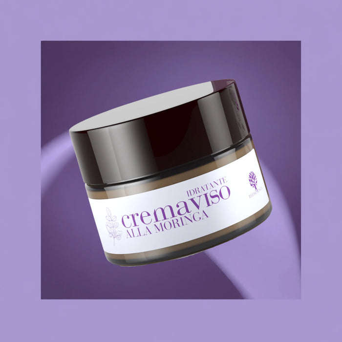 Crema facial antiedad con Moringa, tarro de 50 ml