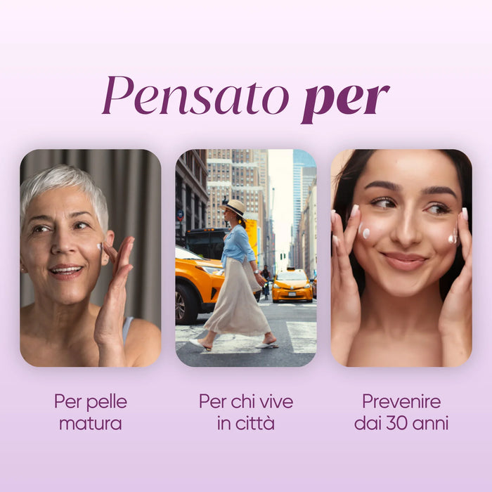 Para piel madura, para quien vive en la ciudad, en prevención desde los 30 años