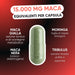 Capsula INCA FORCE: 15.000 mg di maca equivalenti, Maca Nera, Maca Gialla, Tribulus e Moringa