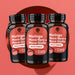 Tre flaconi INCA FORCE RedMoringa con maca nera, maca gialla e Moringa, integratore in capsule, confezione da 3 per 9 mesi