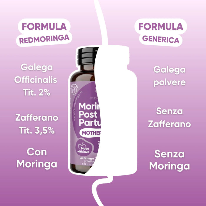 Formula redmoringa a confronto con una formula generica