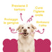 Cane con spazzolino e i benefici di Oral Care Wellwoof: previene il tartaro, protegge le gengive, rinfresca l'alito