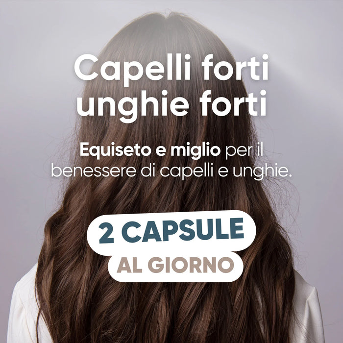 Horsetail and millet for hair and nails, 2 capsules a day