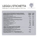 Ingredients table: marine collagen, hyaluronic acid, vitamins, zinc, copper, Moringa