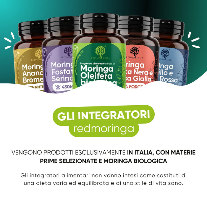 Made in Italy with organic Moringa