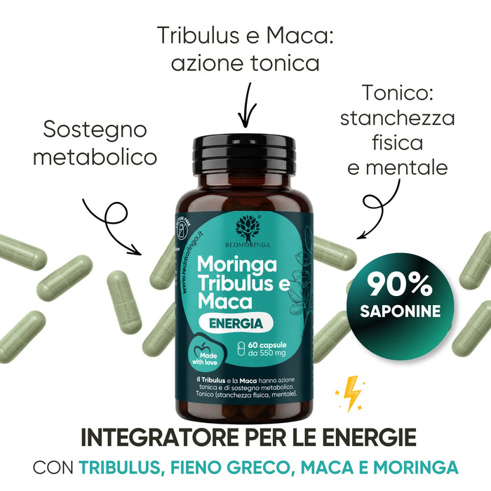 Tribulus and maca: tonic action and metabolic support