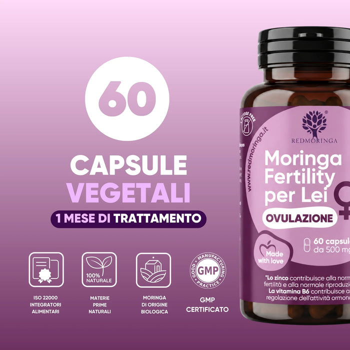 60 cápsulas vegetales para 1 mes, ISO 22000 y GMP