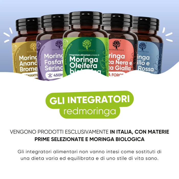 Made in Italy with organic Moringa