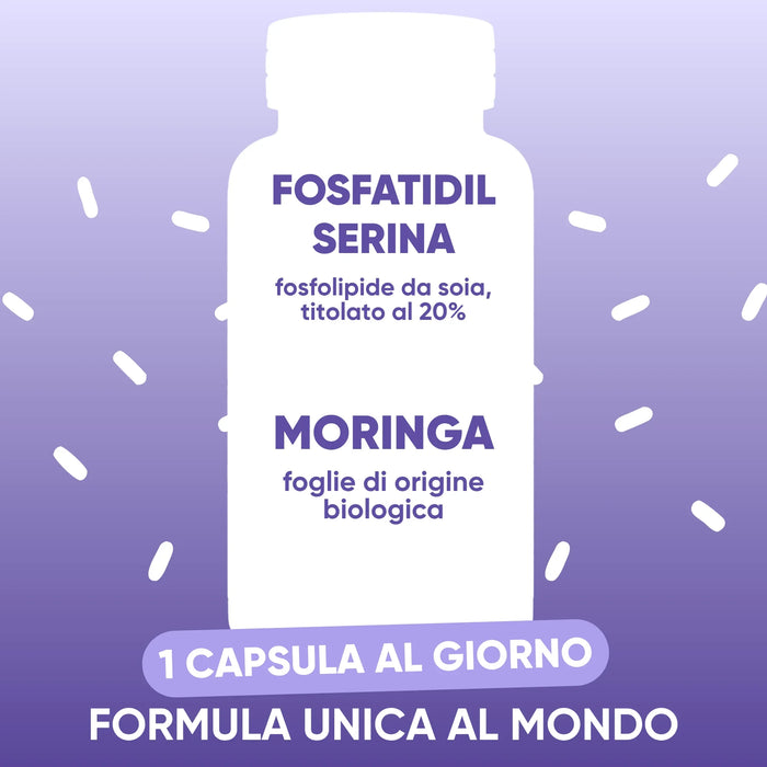 Soy phosphatidylserine standardised to 20% and organic Moringa