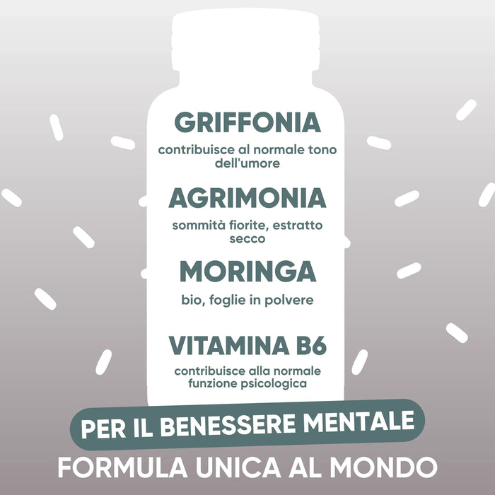 Griffonia, Agrimonia, Moringa bio e vitamina B6