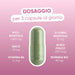 Dosaggio per 3 capsule: myo-inositolo 1200 mg, D-chiro-inositolo 10 mg, zinco 10 mg, vitamina B6 1,4 mg, acido folico 200 mcg, Moringa 90 mg