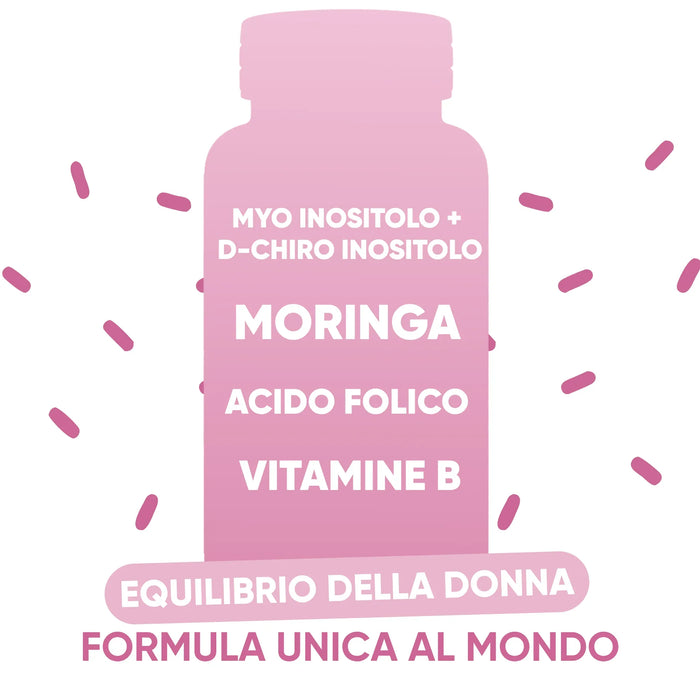 Myo-inositolo, D-chiro-inositolo, Moringa, acido folico e vitamine B