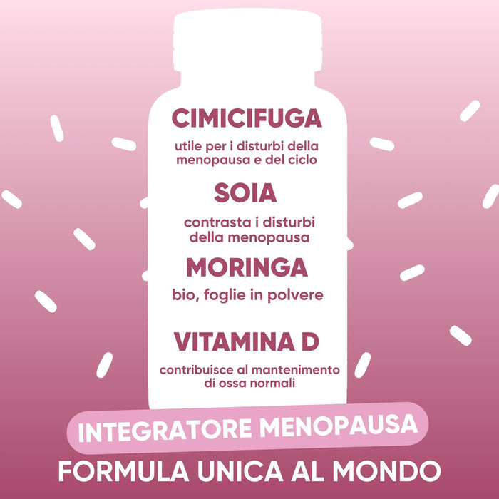 Cimicífuga, Soja, Moringa ecológica y vitamina D