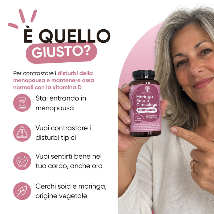 Para quien entra en la menopausia: alivio de las molestias y huesos normales con la vitamina D