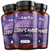 Three jars of Oravita Lion's Mane, 360 x 550 mg capsules with extract standardised to 30% polysaccharides