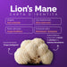 Lion's Mane ID card: East Asia, fruiting body, hericenones and erinacines