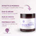 Tarro de mascarilla capilar RedMoringa y sus activos: extracto de Moringa, aceite de argán, aceite de coco y pantenol