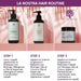 Hair routine RedMoringa en tres pasos: champú, acondicionador y mascarilla capilar con Moringa, aceite de coco y argán