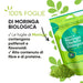 100% organic Moringa leaves: polyphenols and flavonoids, high in fibre and protein
