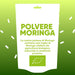Moringa powder: only Moringa oleifera leaves from organic farming