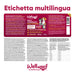 Multilingual label of Wellwoof multivitamin for dogs and cats with composition, directions for use and dosage