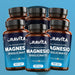 Seis frascos Oravita Magnesio Bisglicinato con vitaminas D3 y B6, 6 x 120 cápsulas vegetales, formato ahorro