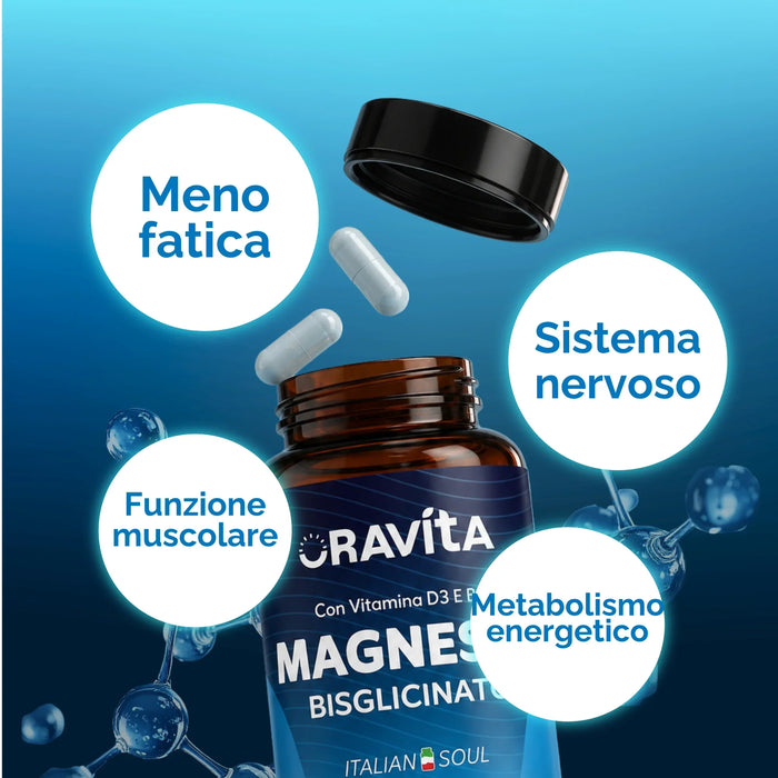 Magnesio: menos cansancio, sistema nervioso, función muscular, metabolismo energético