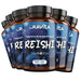 Seis frascos de Reishi Oravita, envase de 720 cápsulas de 550 mg, extracto estandarizado al 30% de polisacáridos
