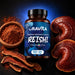 Frasco de Reishi Oravita, 120 cápsulas, con hongos reishi frescos, láminas secas y polvo, extracto estandarizado al 30%