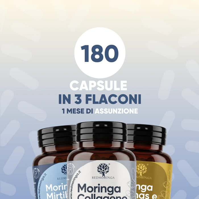 180 capsule in 3 flaconi per 1 mese