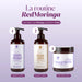 Routine RedMoringa: shampoo antigiallo, balsamo capelli, maschera capelli alla Moringa