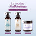 RedMoringa routine: hair shampoo, conditioner and hair mask