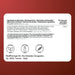 Etiqueta Shiitake Oravita: extracto 30% polisacáridos, 1110 mg por 2 cápsulas