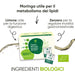 Ingredientes ecológicos de la infusión: moringa, limón y jengibre