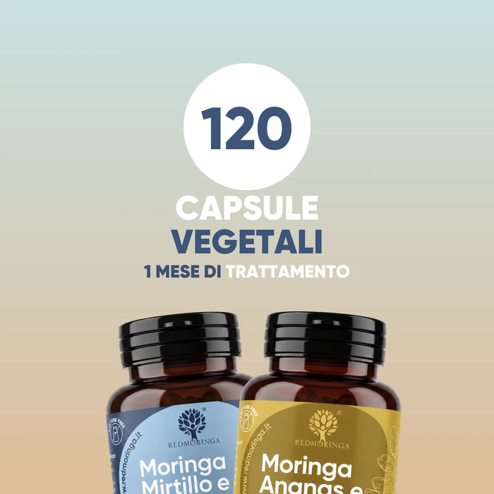 120 capsule vegetali, 1 mese di trattamento