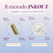 IN&OUT method of the anti-dandruff treatment: capsule with biotin, zinc, millet and horsetail, shampoo with nettle and thyme