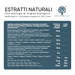 Etichetta dell'integratore Moringa Equiseto e Miglio: ingredienti per 2 capsule, con biotina, zinco, rame e vitamina C