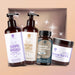 Set capelli IN&OUT RedMoringa con shampoo antigiallo alla camomilla e malva, balsamo, maschera e capsule