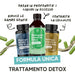 Trattamento detox gambe leggere RedMoringa con capsule verdi: drenante detox per liquidi in eccesso, gambe gonfie e cellulite