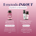 Il metodo In&Out RedMoringa: integratore menopausa 2 capsule al giorno, mousse intima e lubrificante mattina e sera