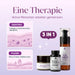 3-in-1 scheme of the IN & OUT treatment: collagen and hyaluronic acid inside, serum and cream outside, morning and evening